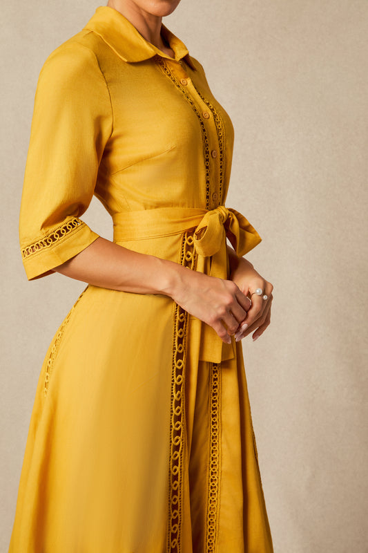 Robe longue à manches longues