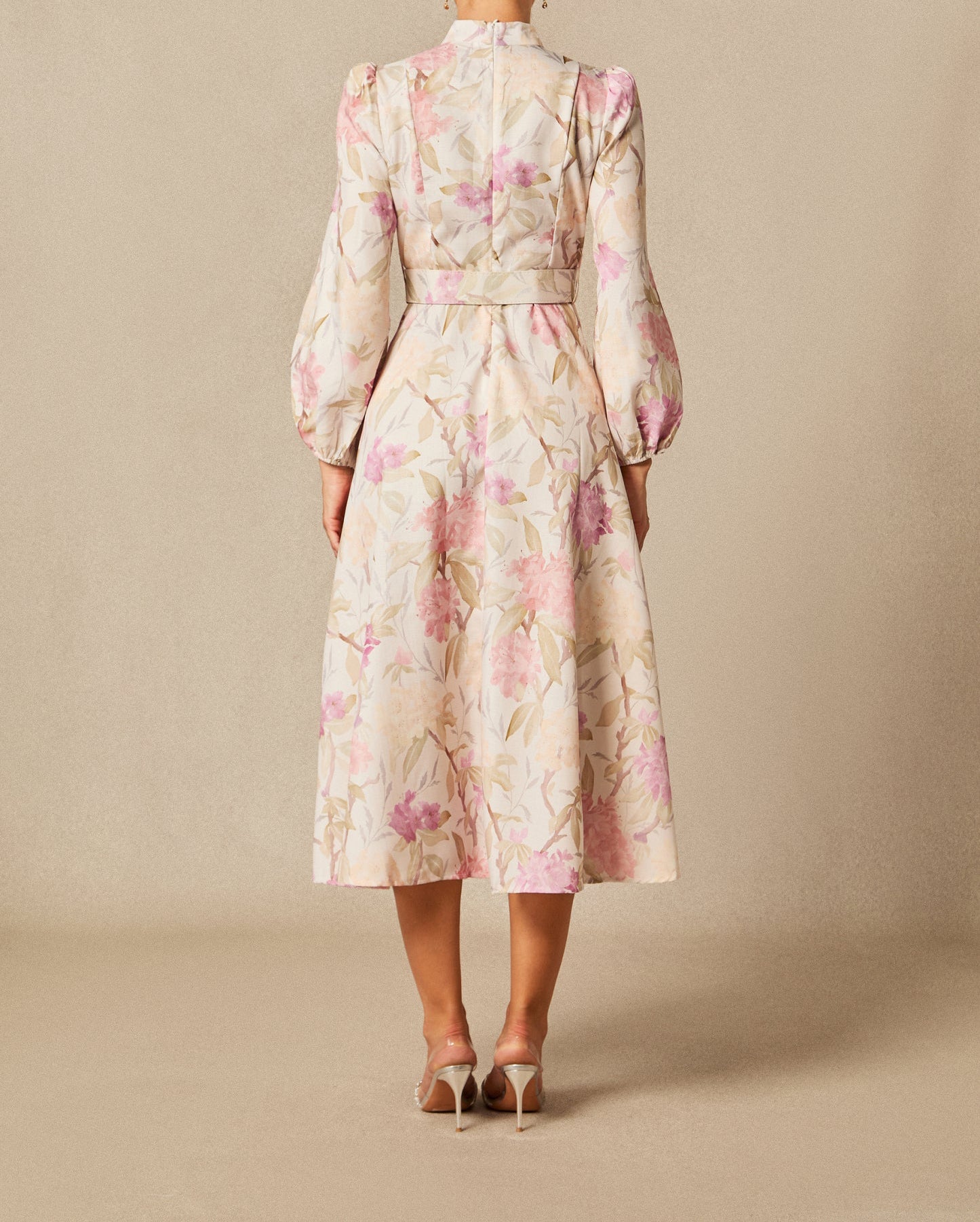 Robe midi imprimé floral
