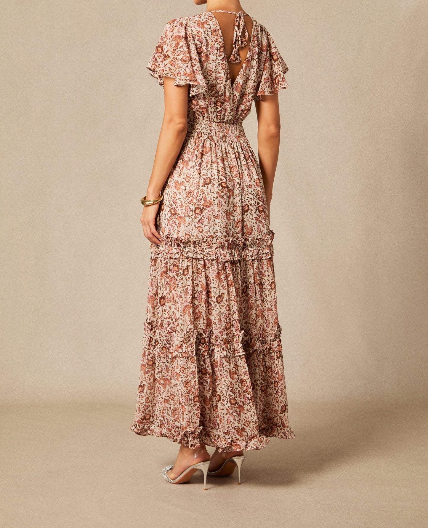 Robe longue imprimé floral