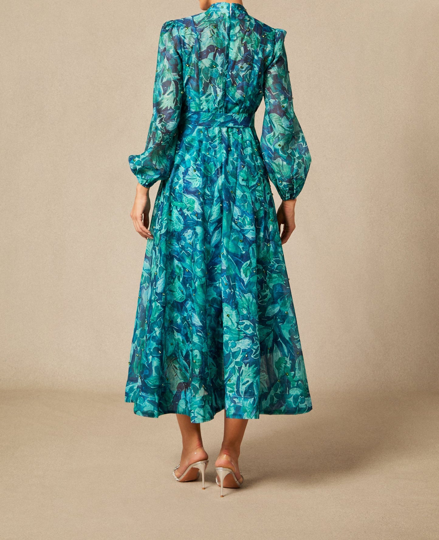 Robe midi imprimé floral