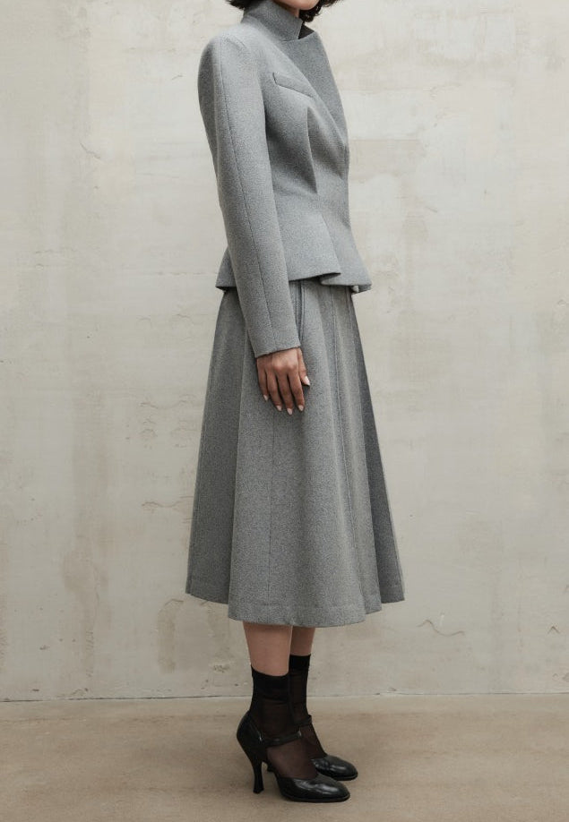 Ensemble blazer et jupe midi