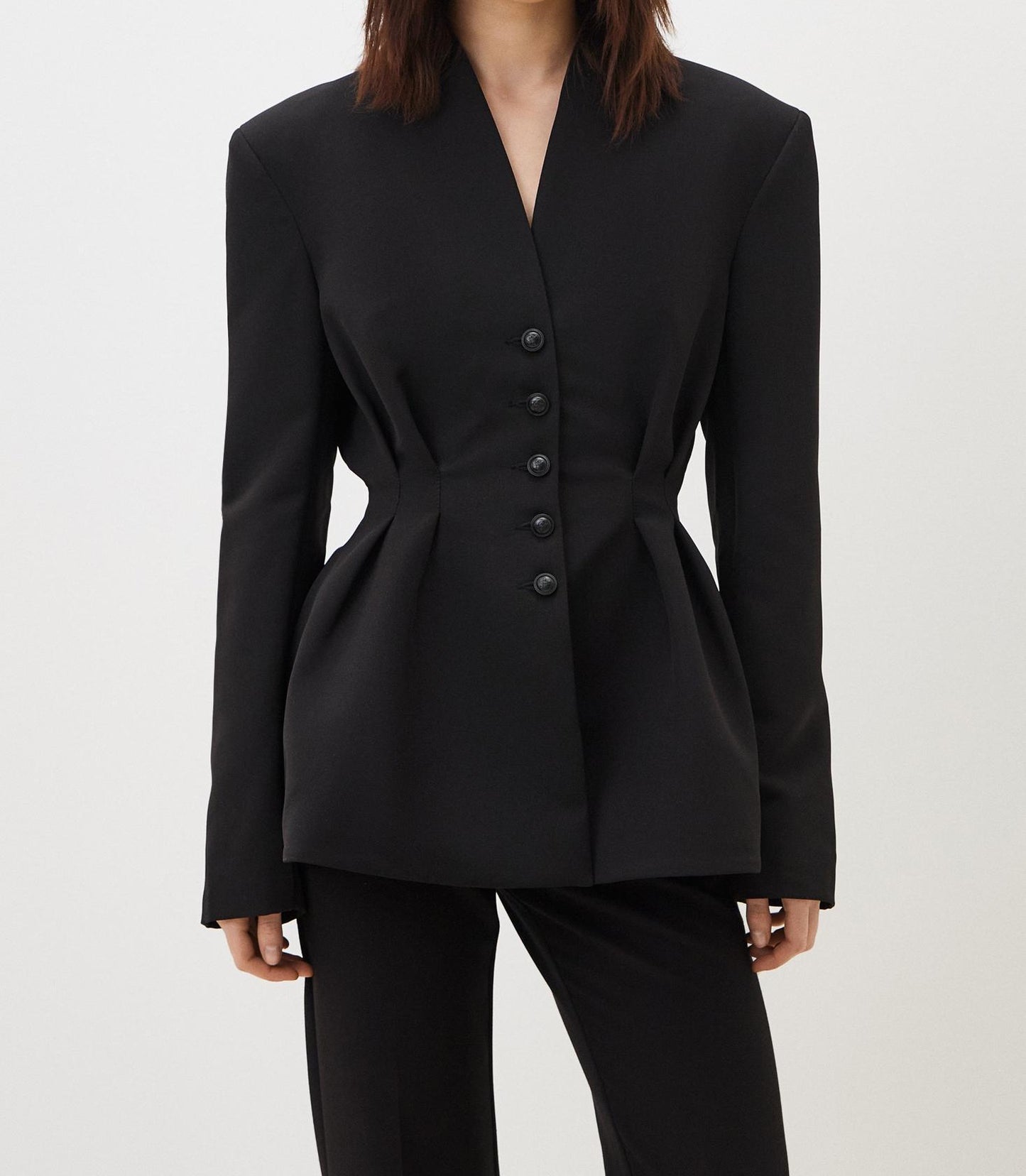Ensemble blazer boutonné et pantalon