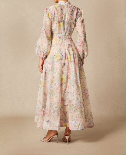 Robe longue imprimé floral
