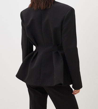 Ensemble blazer boutonné et pantalon